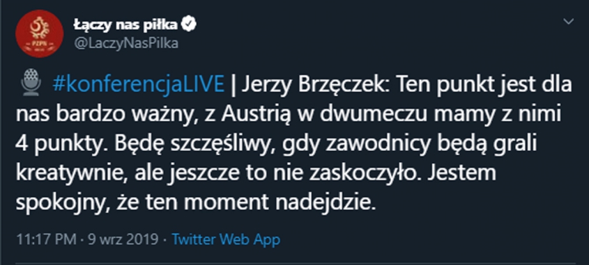 SŁOWA Jerzego Brzęczka po meczu Polski! :D